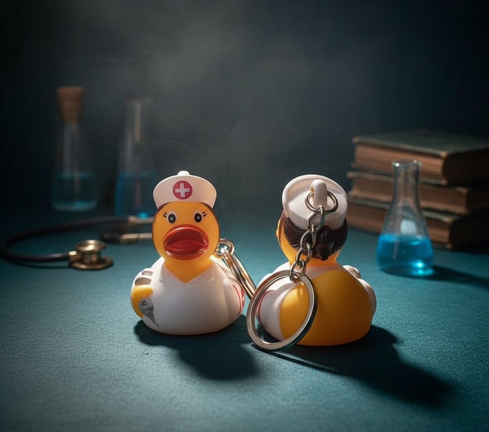 Enten-Schlüsselanhänger Krankenschwester