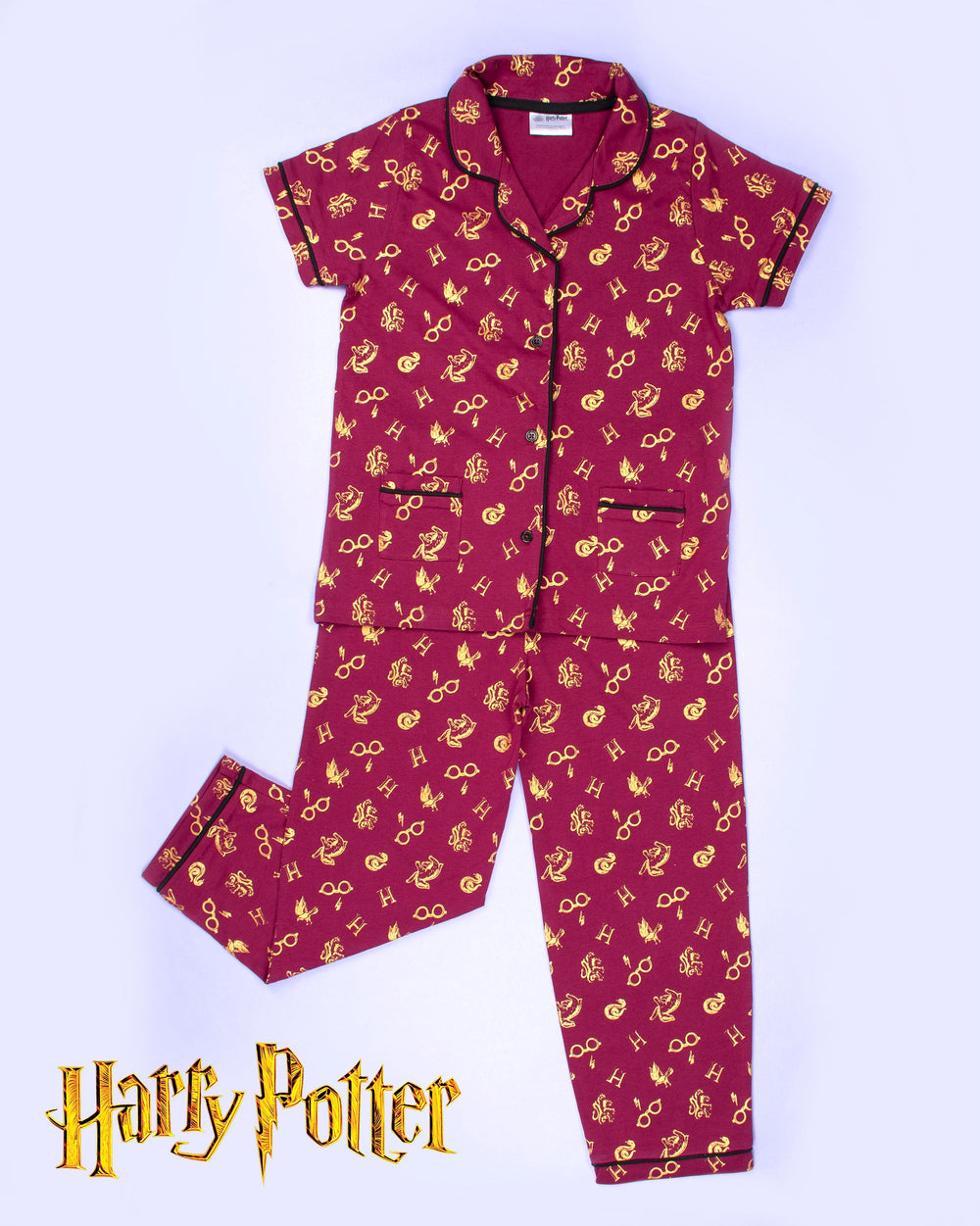 Pyjama – Set with Buttons – Harry Potter