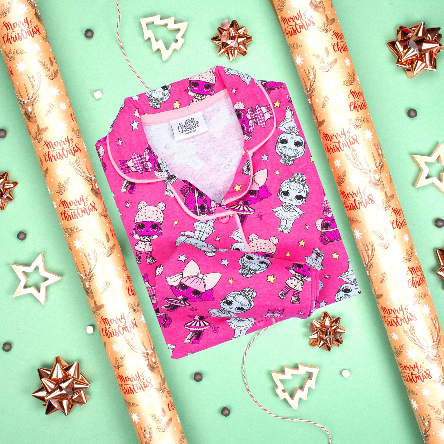 LOL rose Pyjamas with Buttons