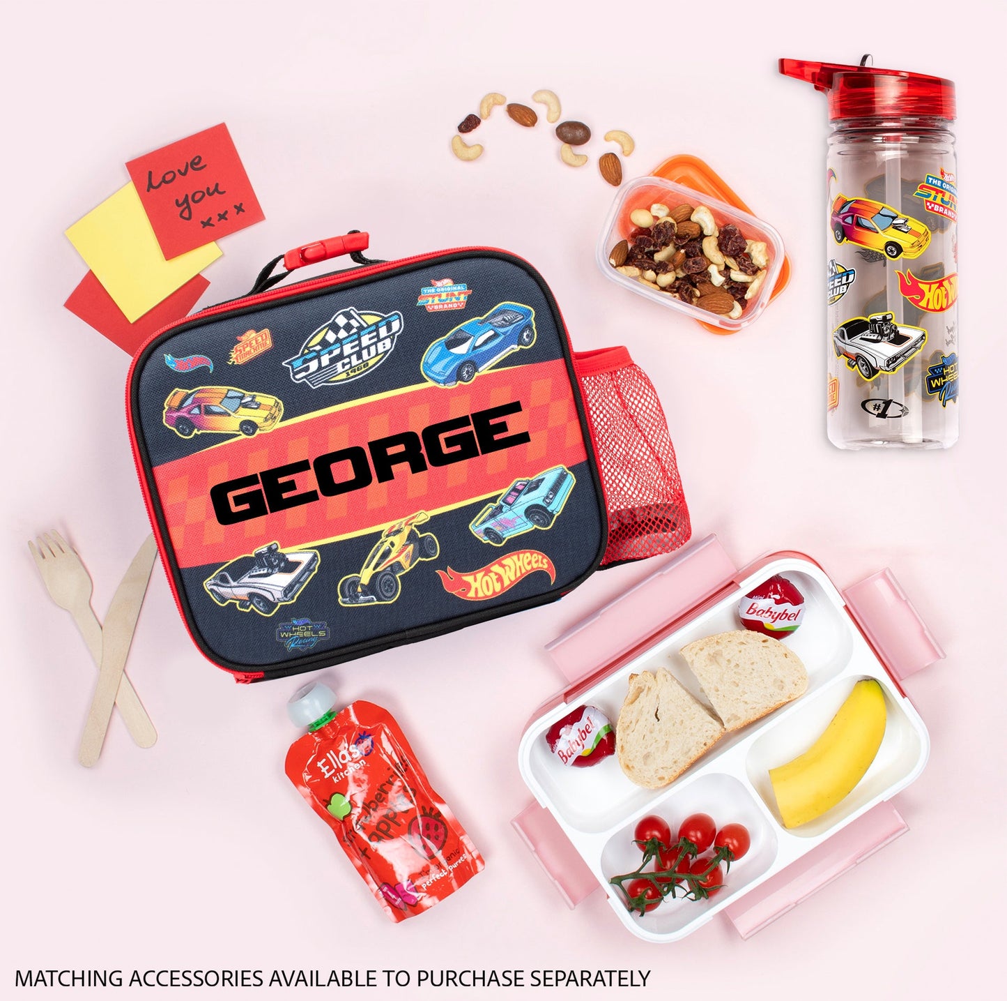 Personalized Lunch Bag - Hot Wheels