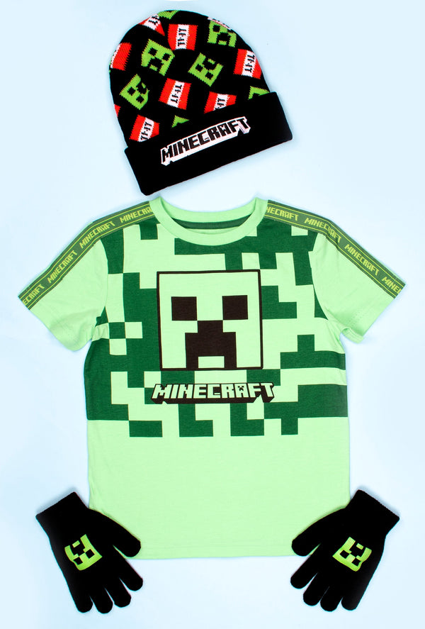 T-shirt Minecraft – Creeper T-shirt – vert