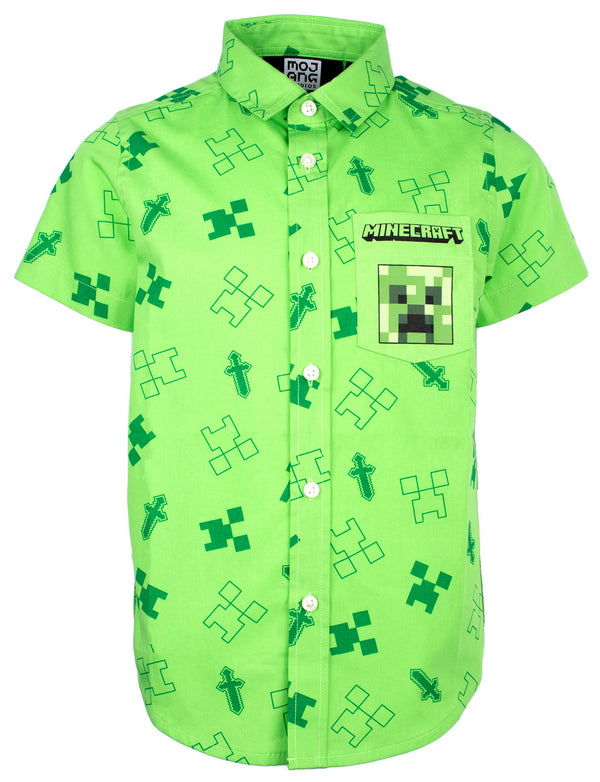 T-shirt Minecraft – Short Sleeve vert Shirt