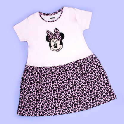 Disney Minnie Mouse Dress – rose Leopard