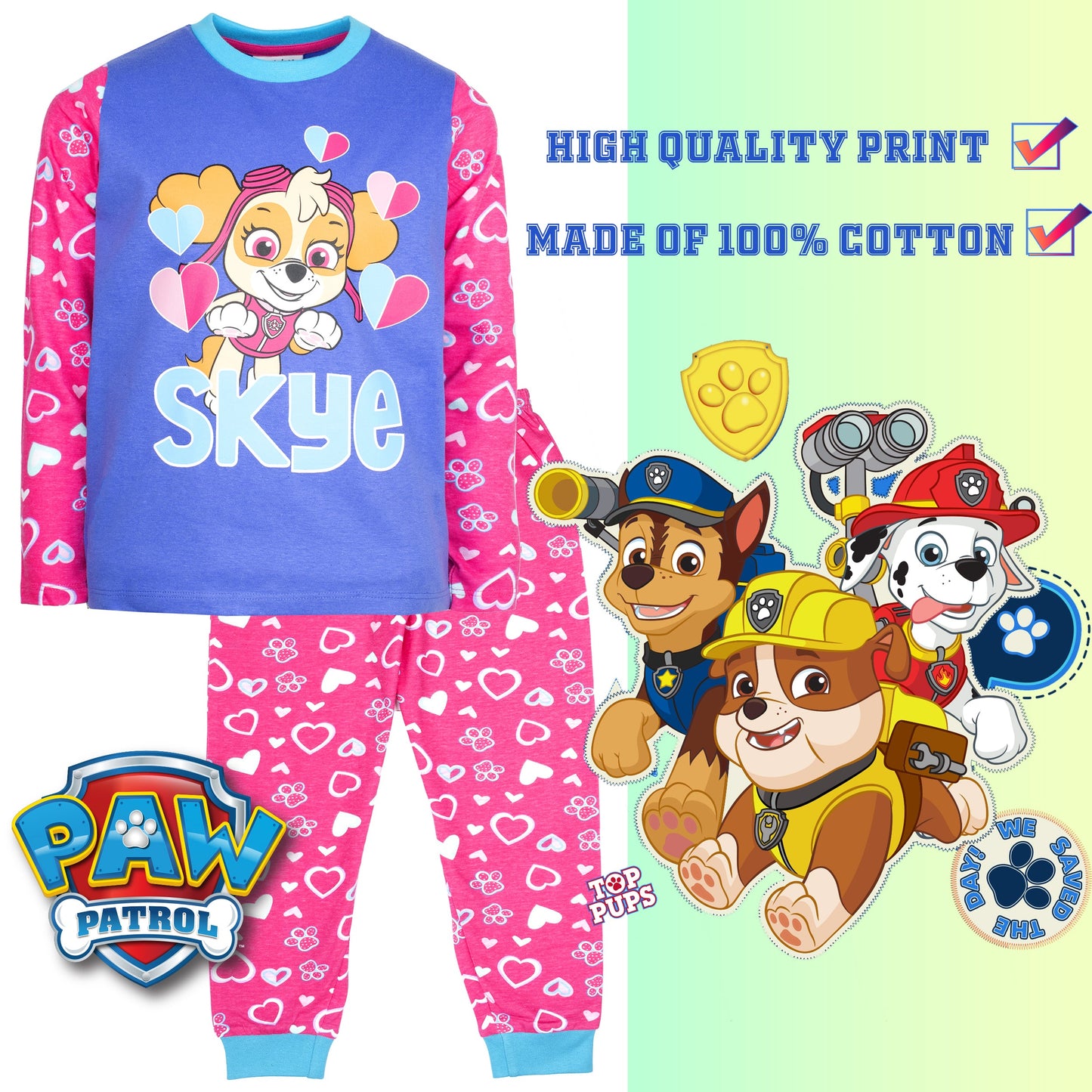 PAW Patrol Pyjamas with Skye