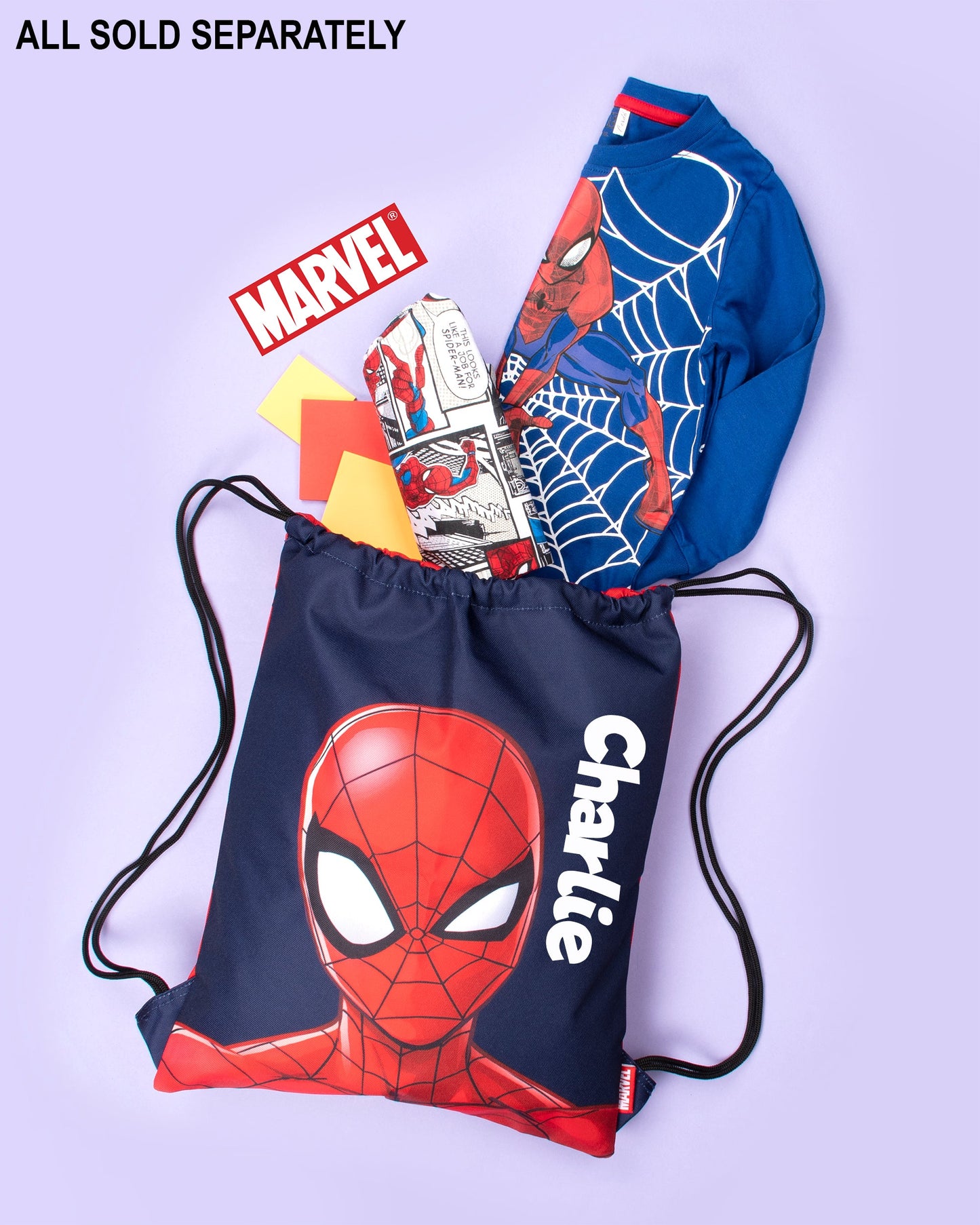 Personalised Pyjama Set Spider-Man - Blue