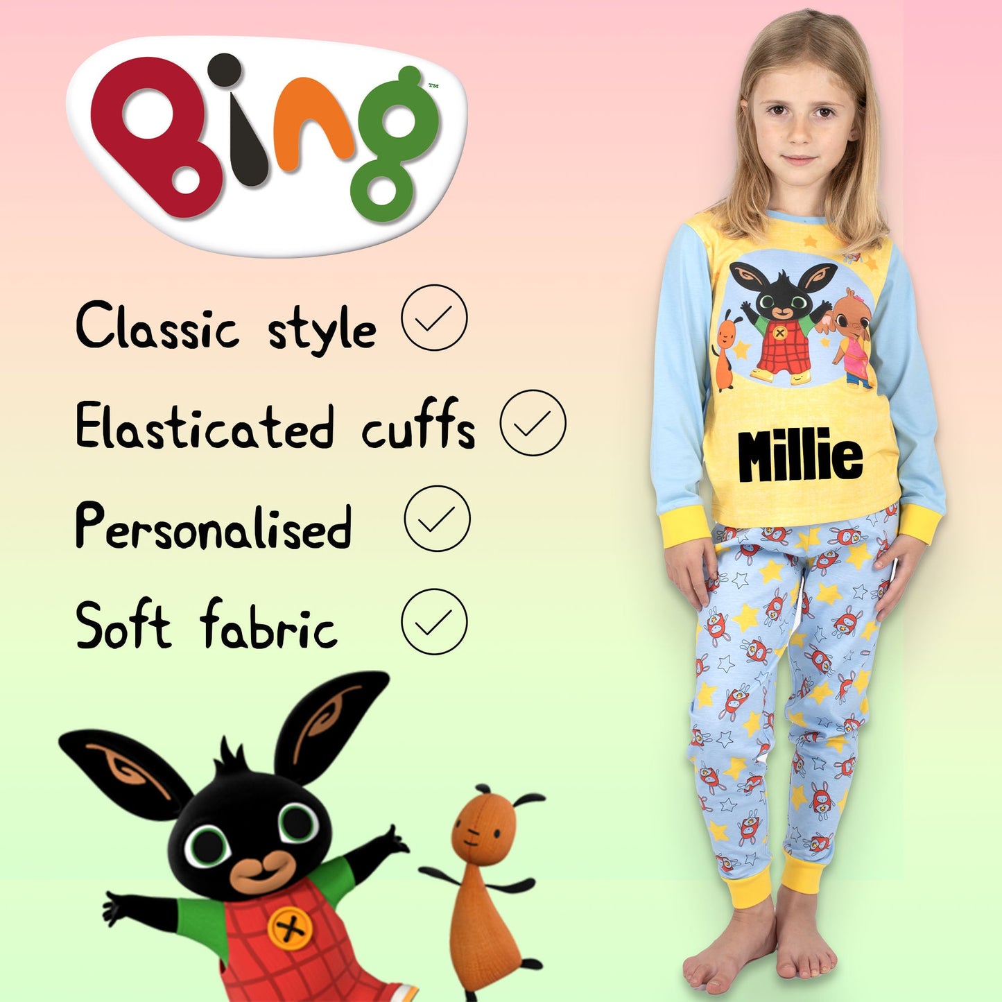 Bing Personalized Pajama for Kids