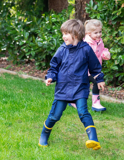 Personalized Kids Raincoat - Navy