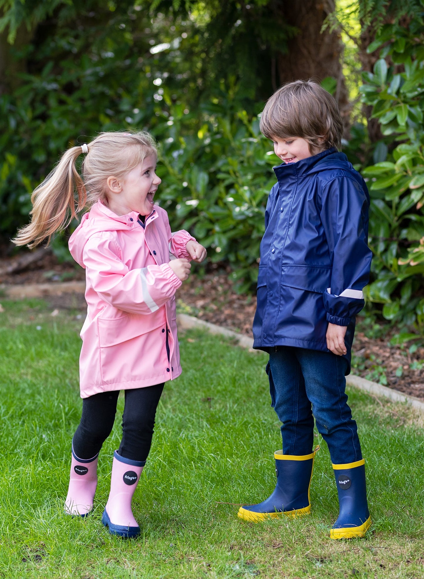 Personalized Kids Raincoat - Pink