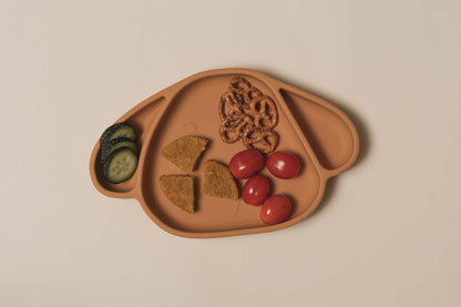 Milo Wild Rose Silicone Kids Plate with Suction Base