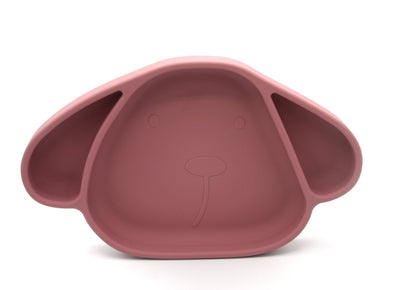 Milo Wild Rose Silicone Kids Plate with Suction Base