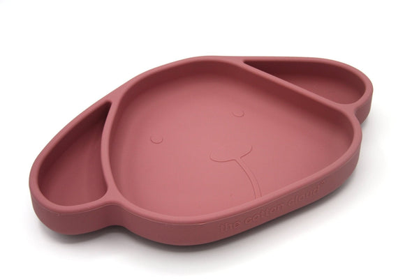 Milo Wild Rose Silicone Kids Plate with Suction Base