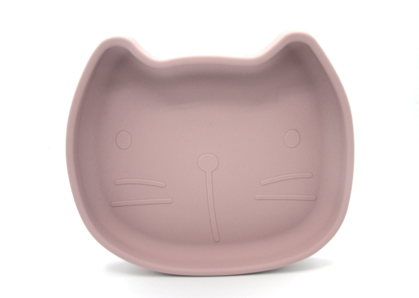 Kinderteller mit Saugfuß aus Silikon Pippa Dusty Mauve