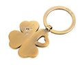 Porte-clés « GIRLS BEST FRIENDS » – Trèfle à 4 Feuilles – Bronze