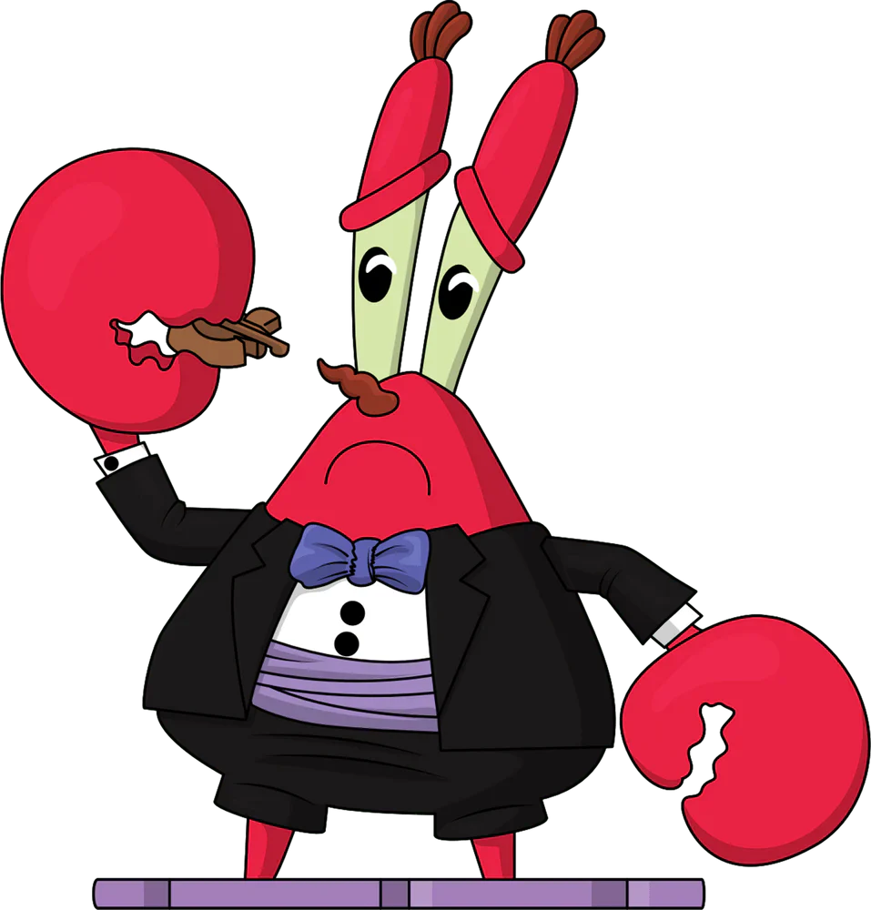 Bob l'éponge Vinyl figurine Mr. Krabs and The Smallest Violin Youtooz Viacom Nickelodeon SpongeBob Square Pants