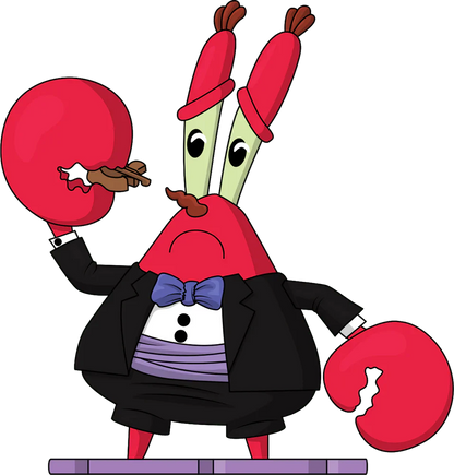 Bob l'éponge Vinyl figurine Mr. Krabs and The Smallest Violin Youtooz Viacom Nickelodeon SpongeBob Square Pants