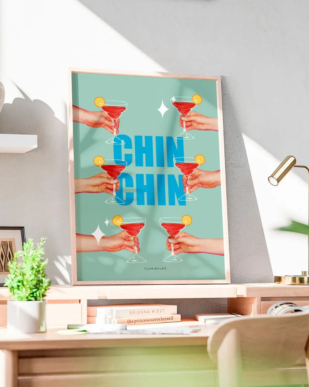 Decorative Print Chin Chin - BLOODY