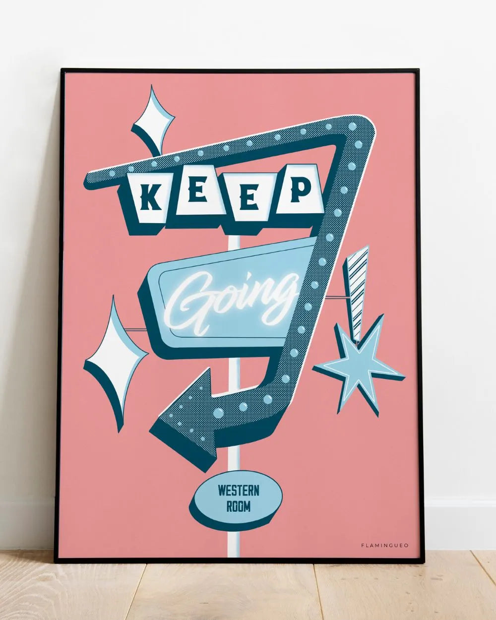 Lámina Decorativa Keep Going! - VEGAS