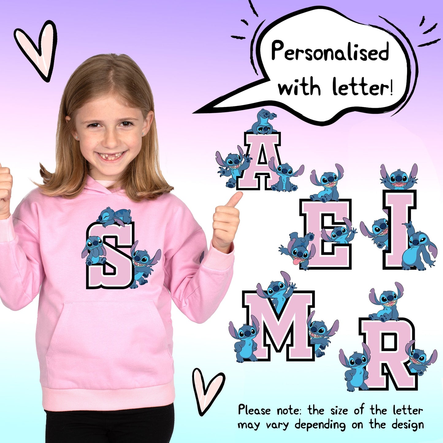 Disney Stitch Personalized Hoodie