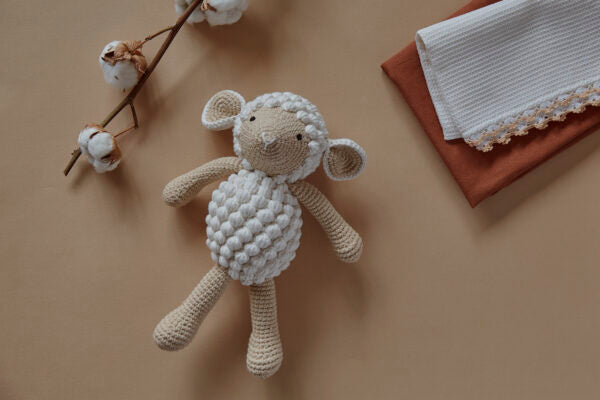 Beige sheep comforter
