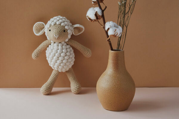 Beige sheep comforter
