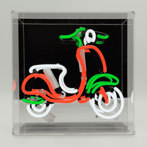 Neon Scooter Sign