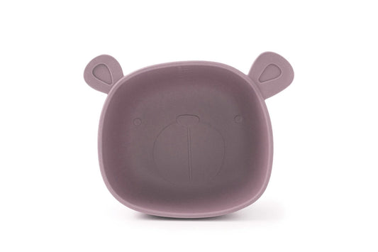 Esslernschüssel Lili the Bear Silikon  Plum