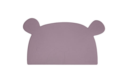 Placemat Lili the Bear Silicone Plum