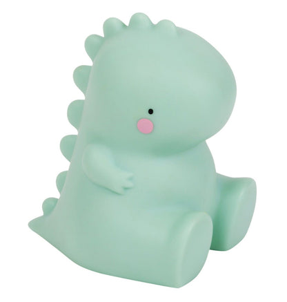 Petite veilleuse T-rex Vert – vue 4 – A Little Lovely Company