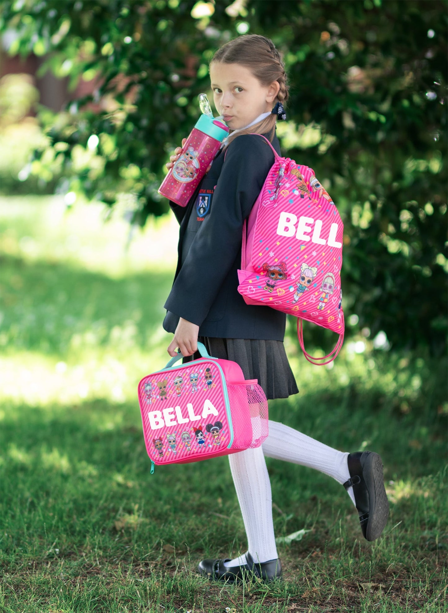 LOL Surprise Kids PE Drawstring Bag | Personalized with Name | Fringoo