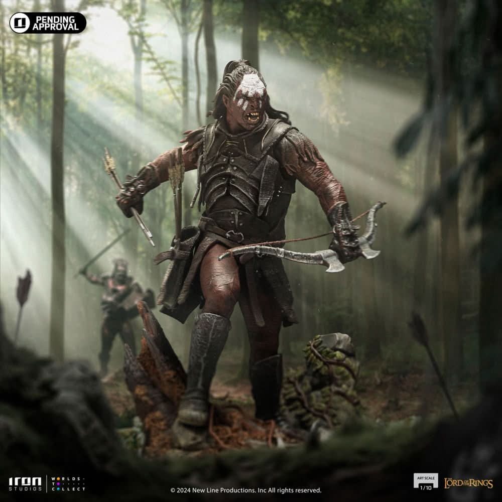 Lurtz Uruk-Hai Leader Statue - The Lord of the Rings - Art Scale 1/10 - The Fellowship of the Ring