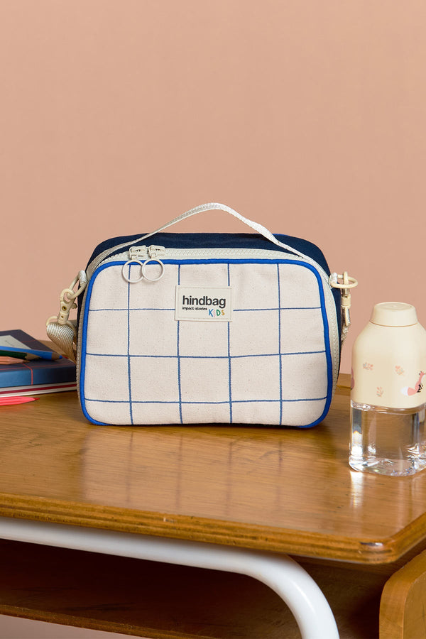 Elsa Tricolor Plaid Kids' Lunch Bag