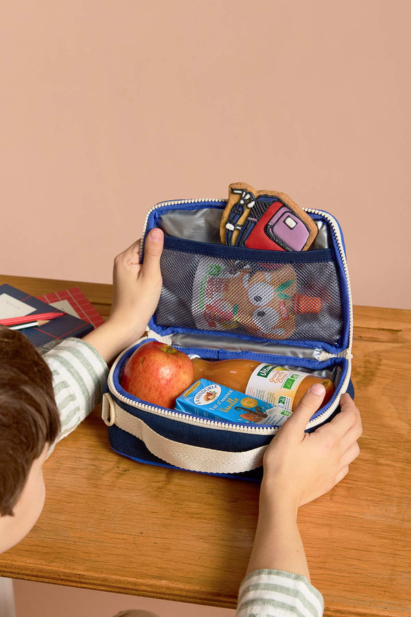 Elsa Tricolor Plaid Kids' Lunch Bag