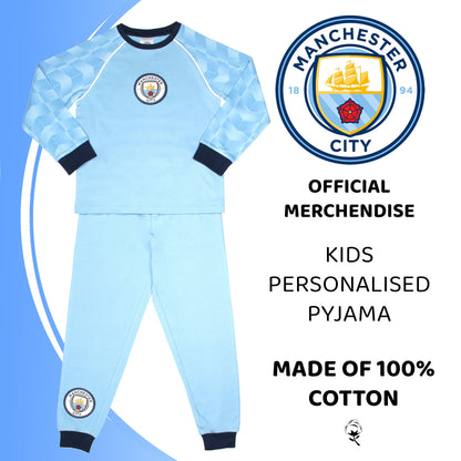 Manchester City F.C. Personalized Pajamas