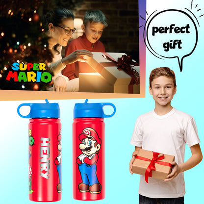 Personalized Bottle - Mario Brothers
