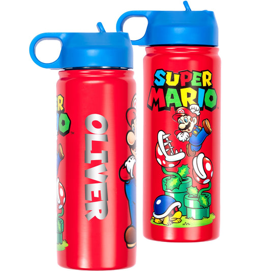 Personalized Bottle - Mario Brothers