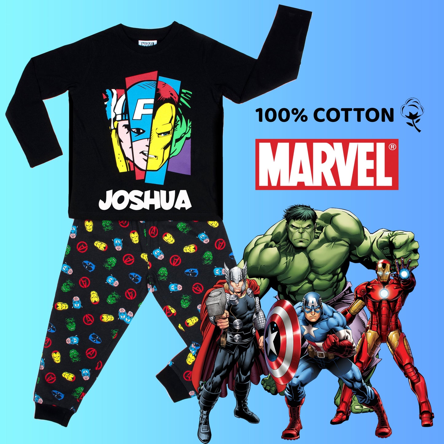 Avengers Personalized Pajamas