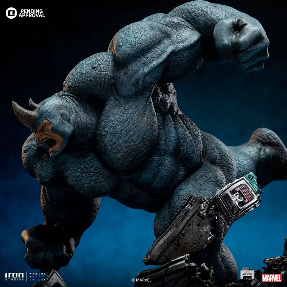 Rhino Statue - Spider-Man vs. Villains Diorama - BDS Art Scale 1/10 - Iron Studios