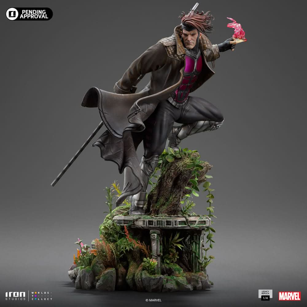 Gambit Statue - X-Men Comics - Legacy Replica 1/4 - Iron Studios