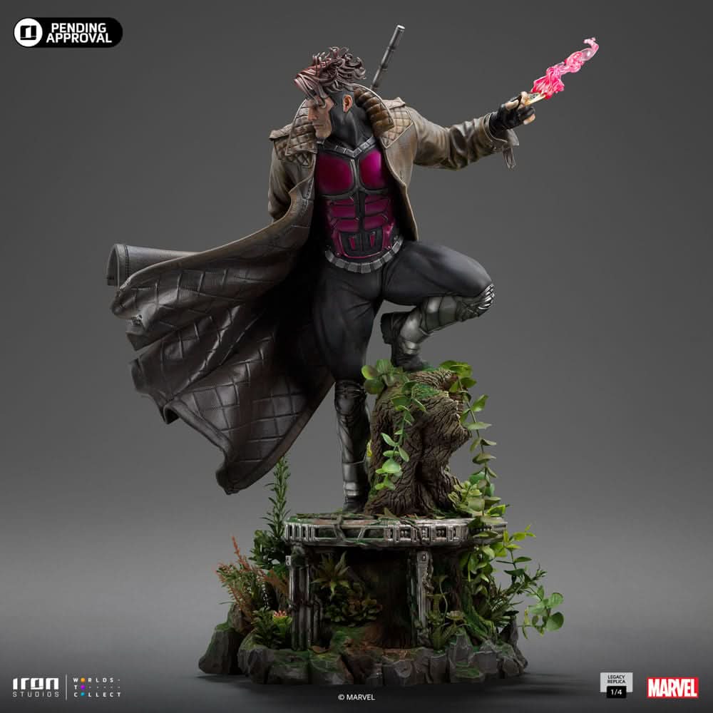 Gambit Statue - X-Men Comics - Legacy Replica 1/4 - Iron Studios