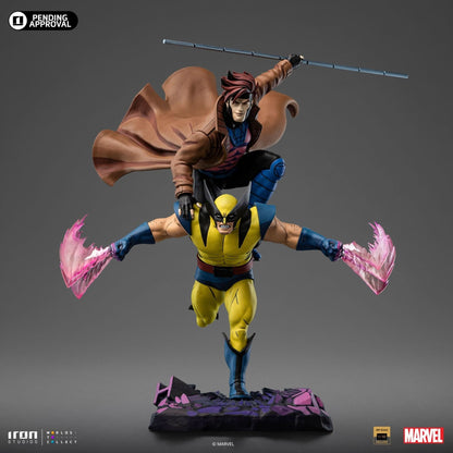 Gambit and Wolverine Statue - X-Men 97 - Art Scale 1/10 - Iron Studios