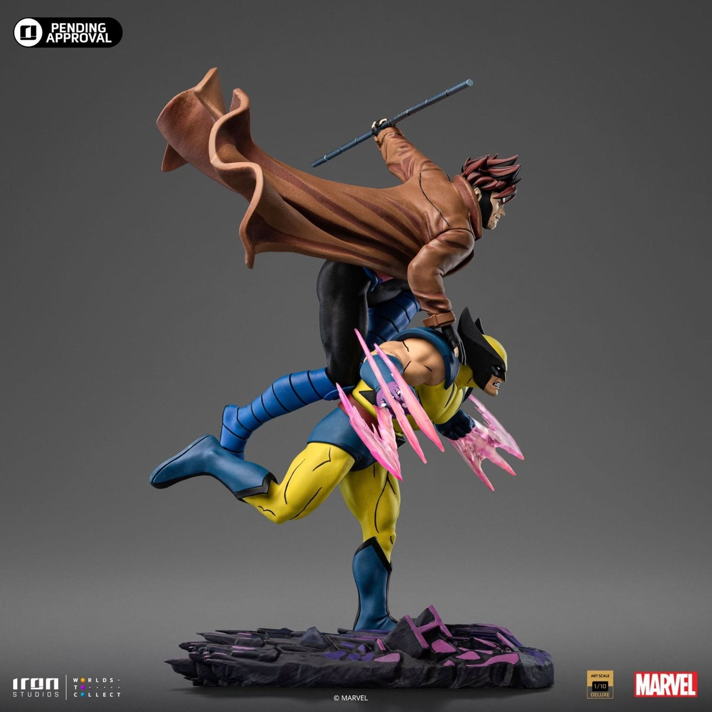 Gambit and Wolverine Statue - X-Men 97 - Art Scale 1/10 - Iron Studios