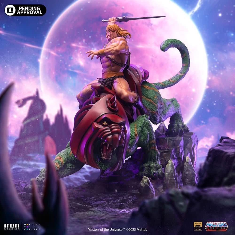 He-Man and Battle Cat Statue - Masters of the Universe - Art Scale 1/10 - Iron Studios