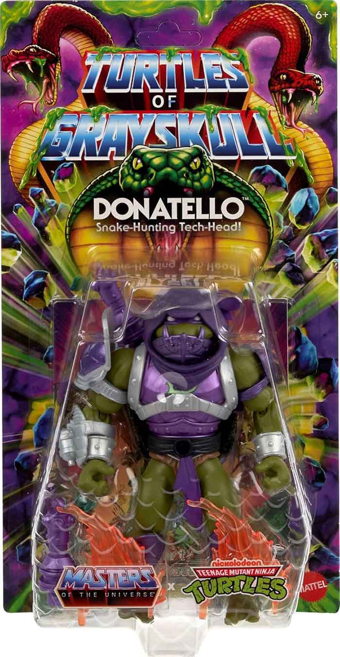 donatello turtles of grayskull mattel