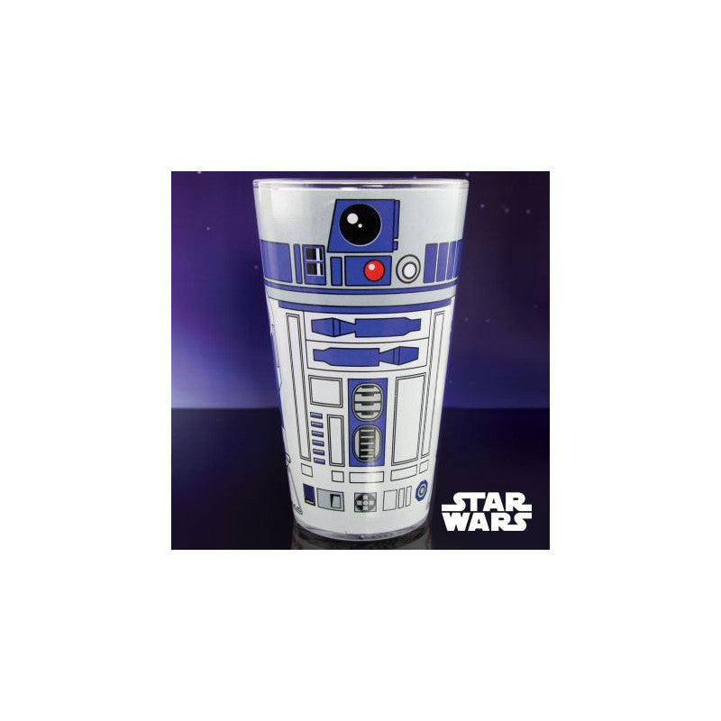 Large Glass Star Wars - R2-D2