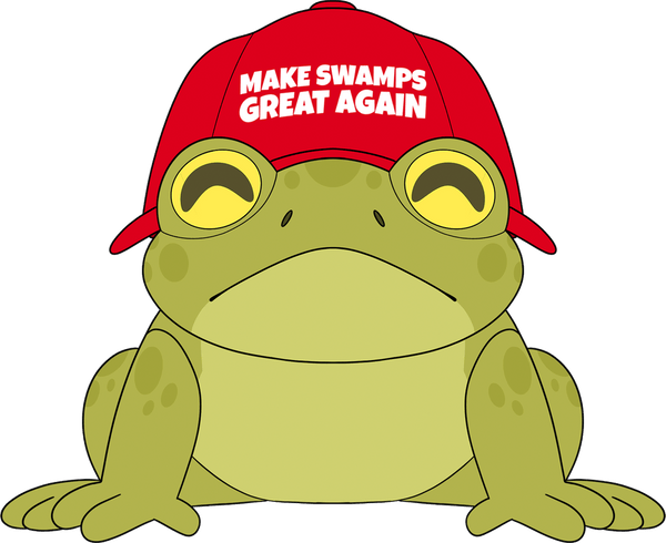 Conservative Frog Plush (9in)