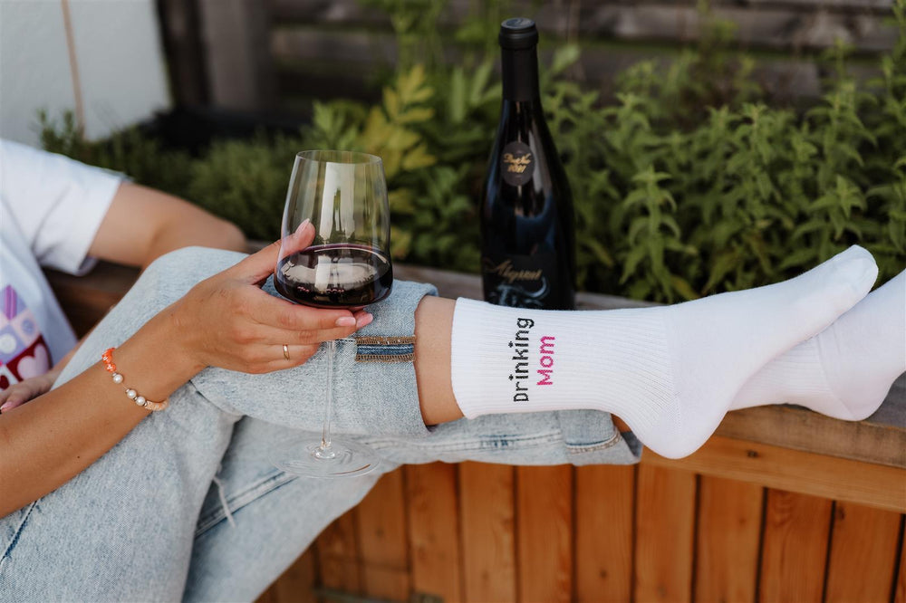 Chaussettes Drinking Mom