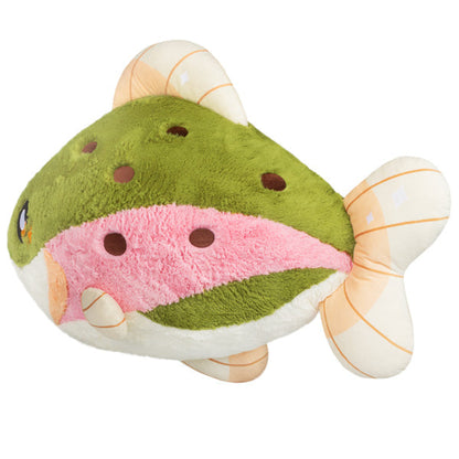 Peluche Mega Squishable – Truite Arc-en-Ciel