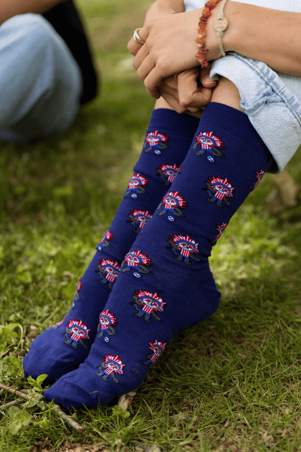 Chaussettes Atlético de Madrid « Indi » – Bleu Marine - Chulé