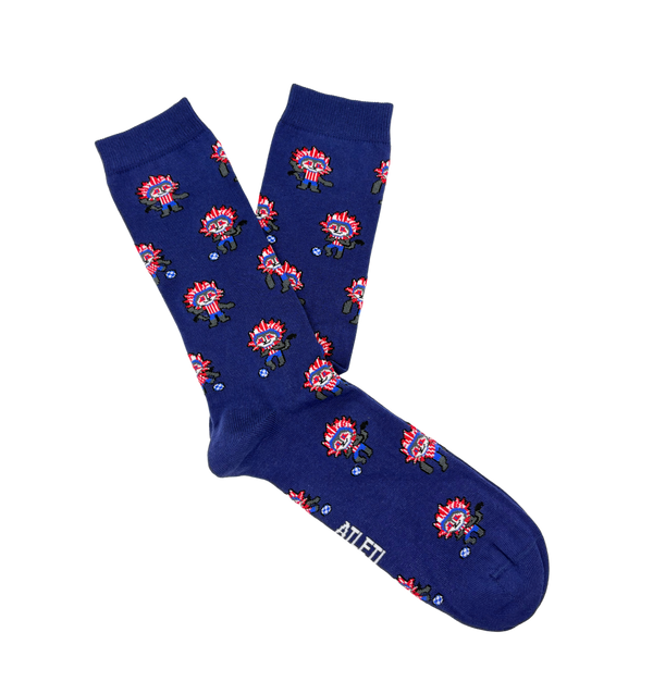 Chaussettes Atlético de Madrid « Indi » – Bleu Marine - Chulé