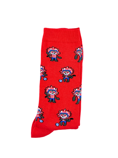 Chaussettes Atlético de Madrid « Indi » – Rouge - Chulé